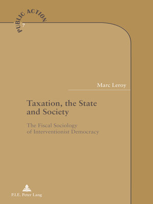 cover image of Taxation, the State and Society